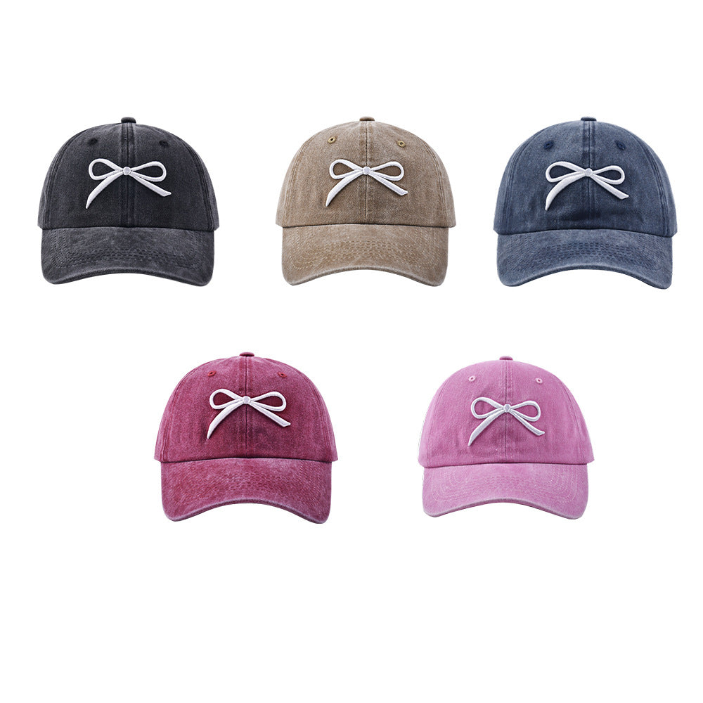 Wholesale Bow Embroidered Baseball Cap